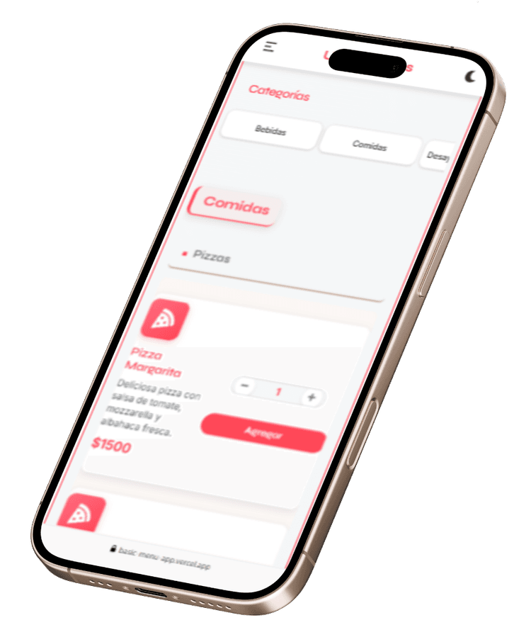 App mockup